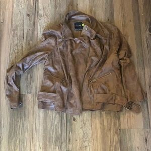 Lysse Brown Moto Jacket